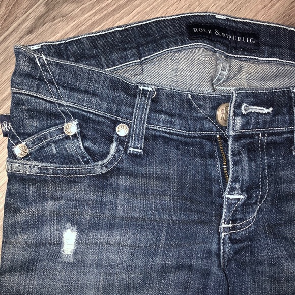 Rock & Republic Jeans vintage distress size 25 - Picture 4 of 4